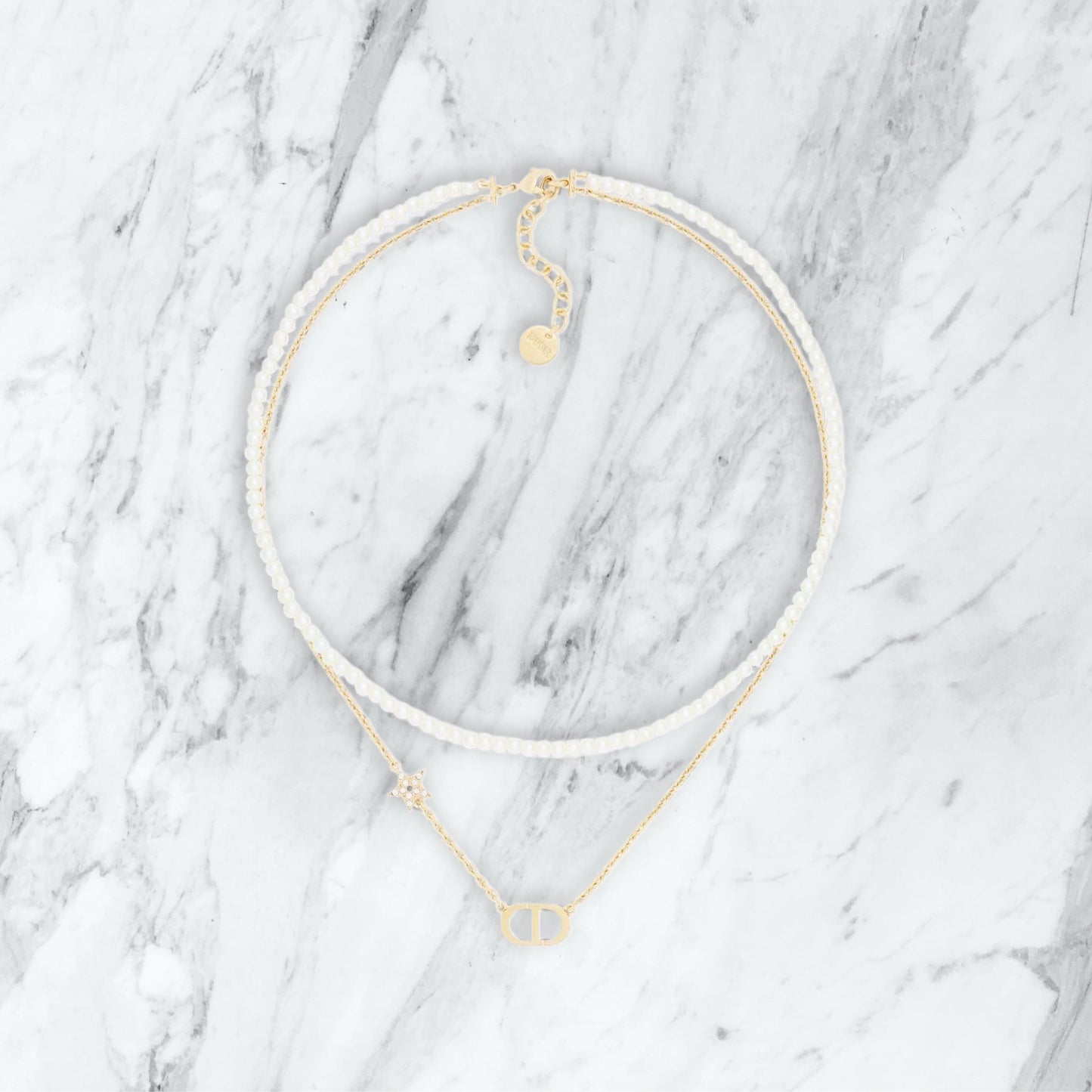 Collier Dior - or