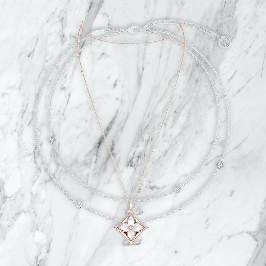 Collier Louis Vuitton - argent