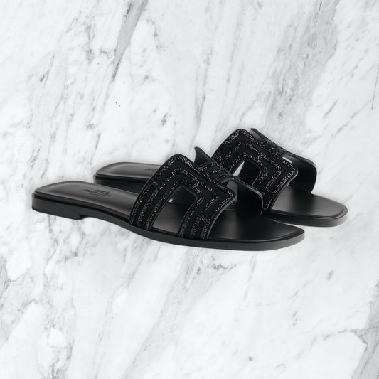 Claquette Hermes - pailletée