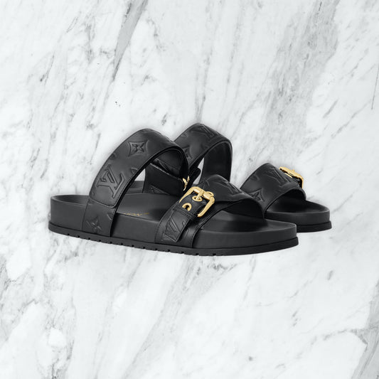 Claquette Louis Vuitton - noir