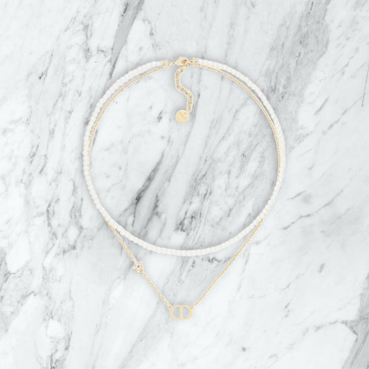 Collier Dior - or