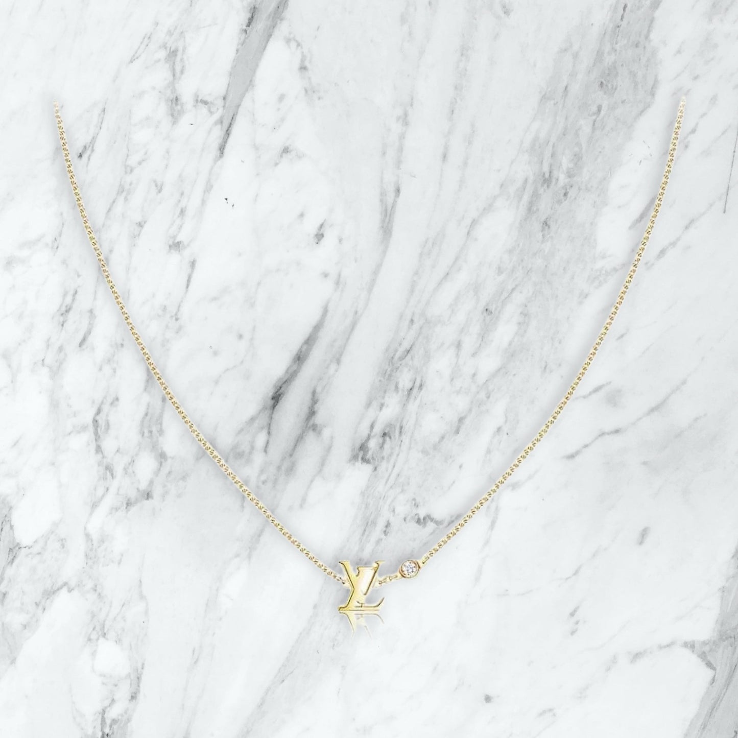 Collier Louis Vuitton - or